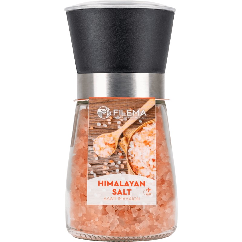 Medium Seasoning Mill 13cm Hymalayan Salt 220gr