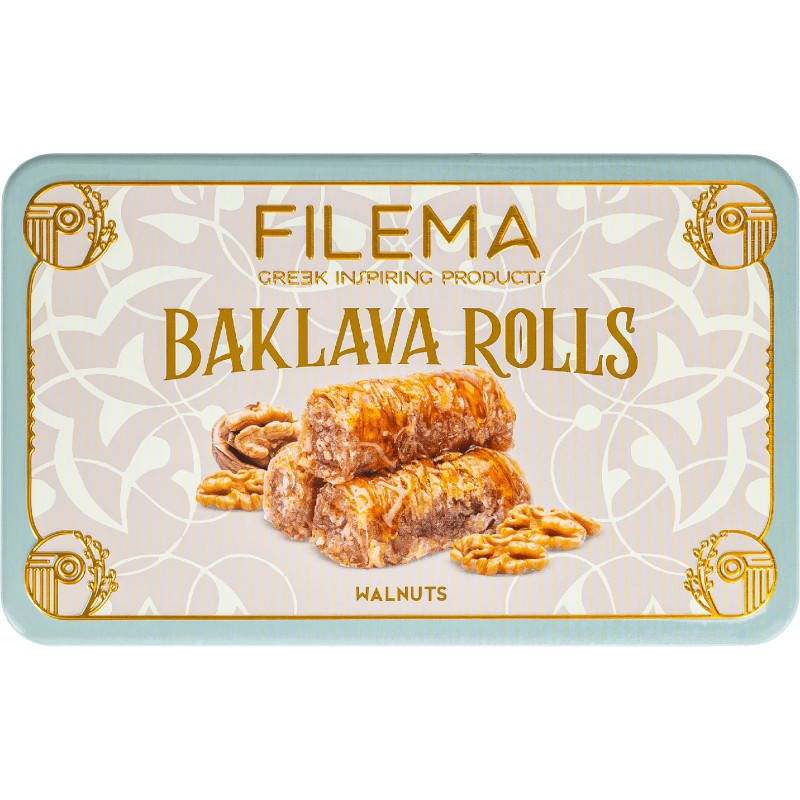 Baklava with Walnut 160gr in Metal Box
