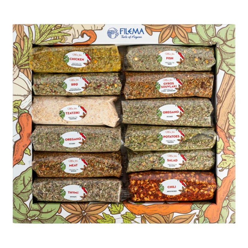 Spice Set 702 with 12 Spice Mix