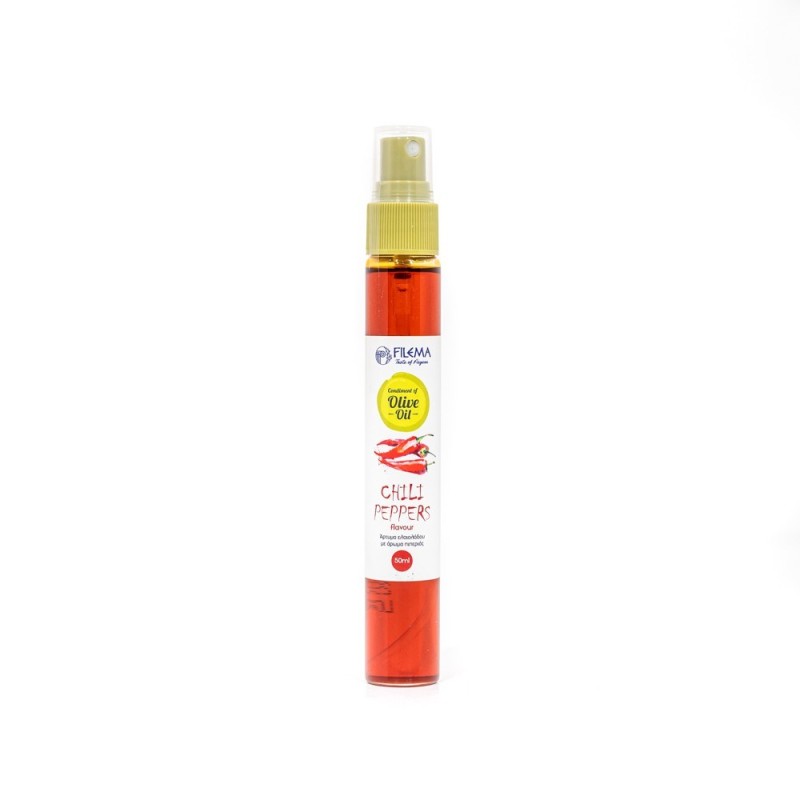 Ελαιόλαδο σε Σπρέι 50ml με Τσίλι