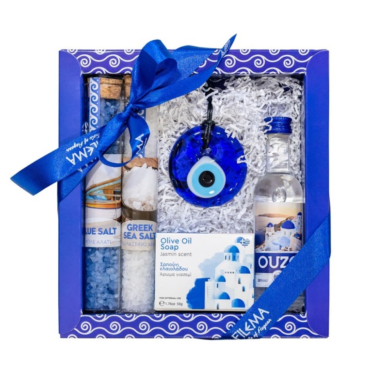 Santorini Gift Set 204 Big with Ouzo