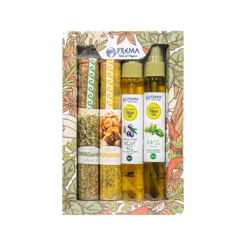 Σετ 607 με Σωλήνες Μπαχαρικών & 2 Σπρέι Λαδιού