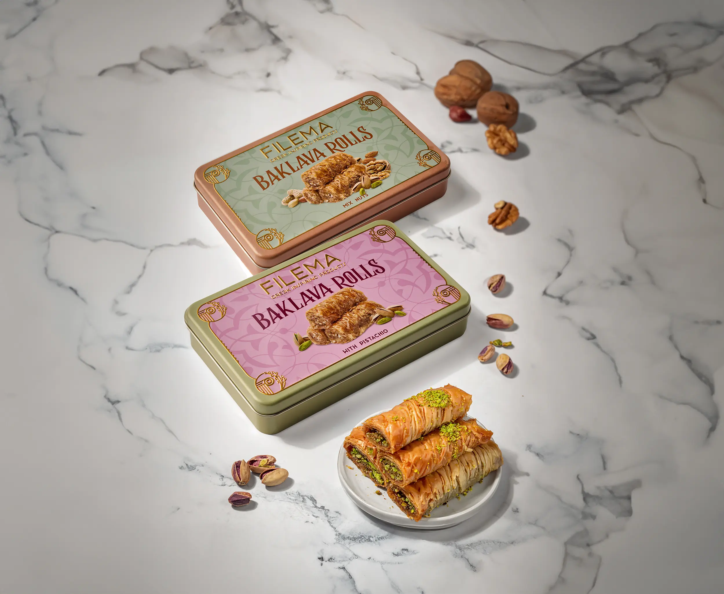 Baklava Rolls by Filema