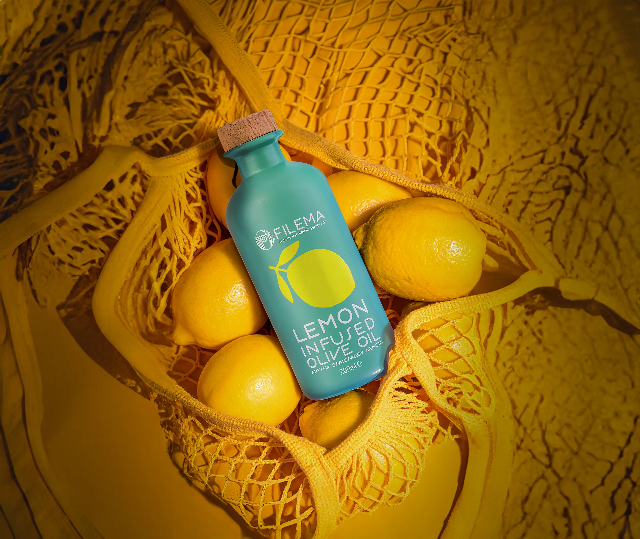 Lemon Infused Olive Oil by Filema